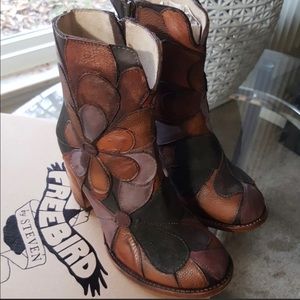 Freebird Petal ankle boots